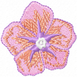 Flowers And Tree Embroidery Design 1